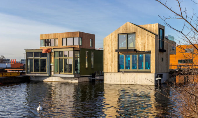 casas flutuantes