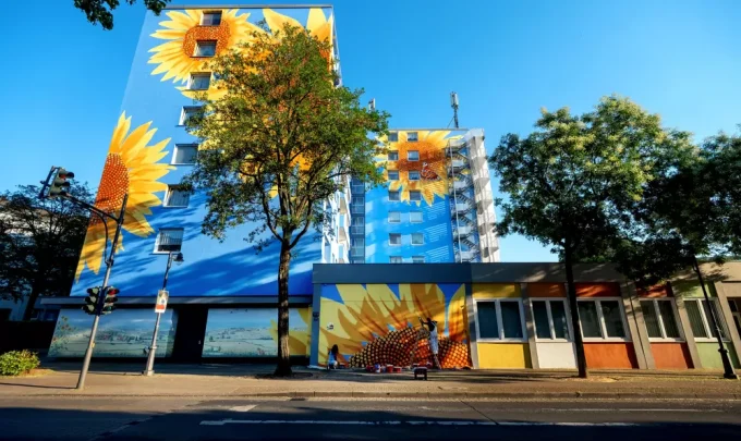 artes nas fachadas prediais