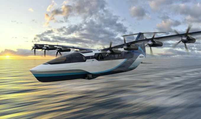 barco eletrico voador