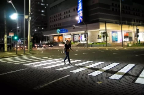 faixa iluminada Fortaleza