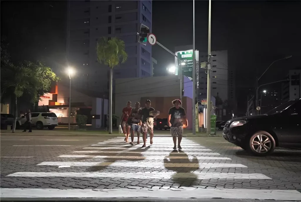 faixa iluminada Fortaleza