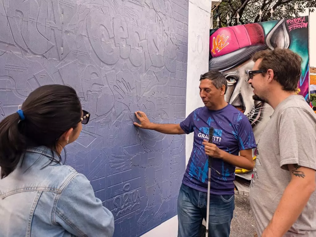 grafite para cegos