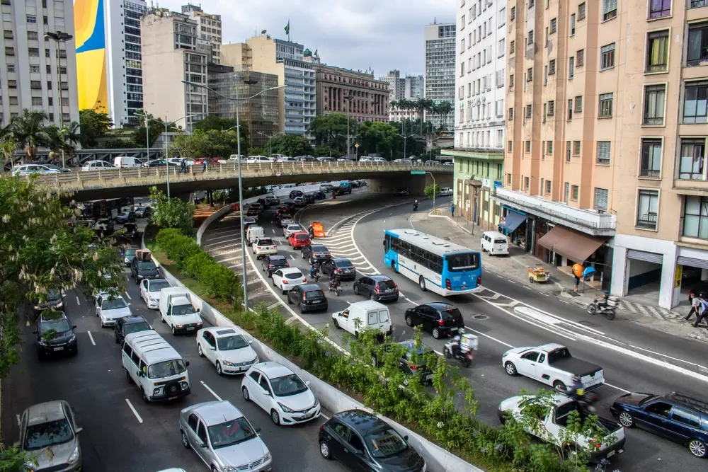 aumento do transito