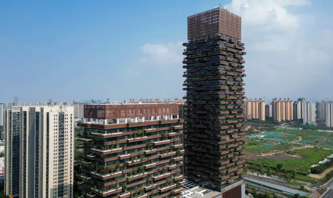 floresta vertical de nanjing