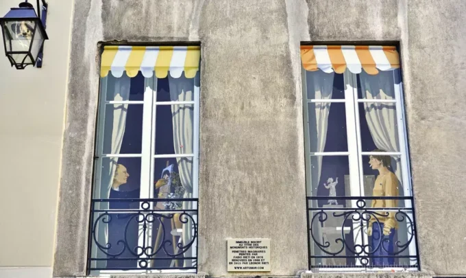 fachadas falsas de Paris